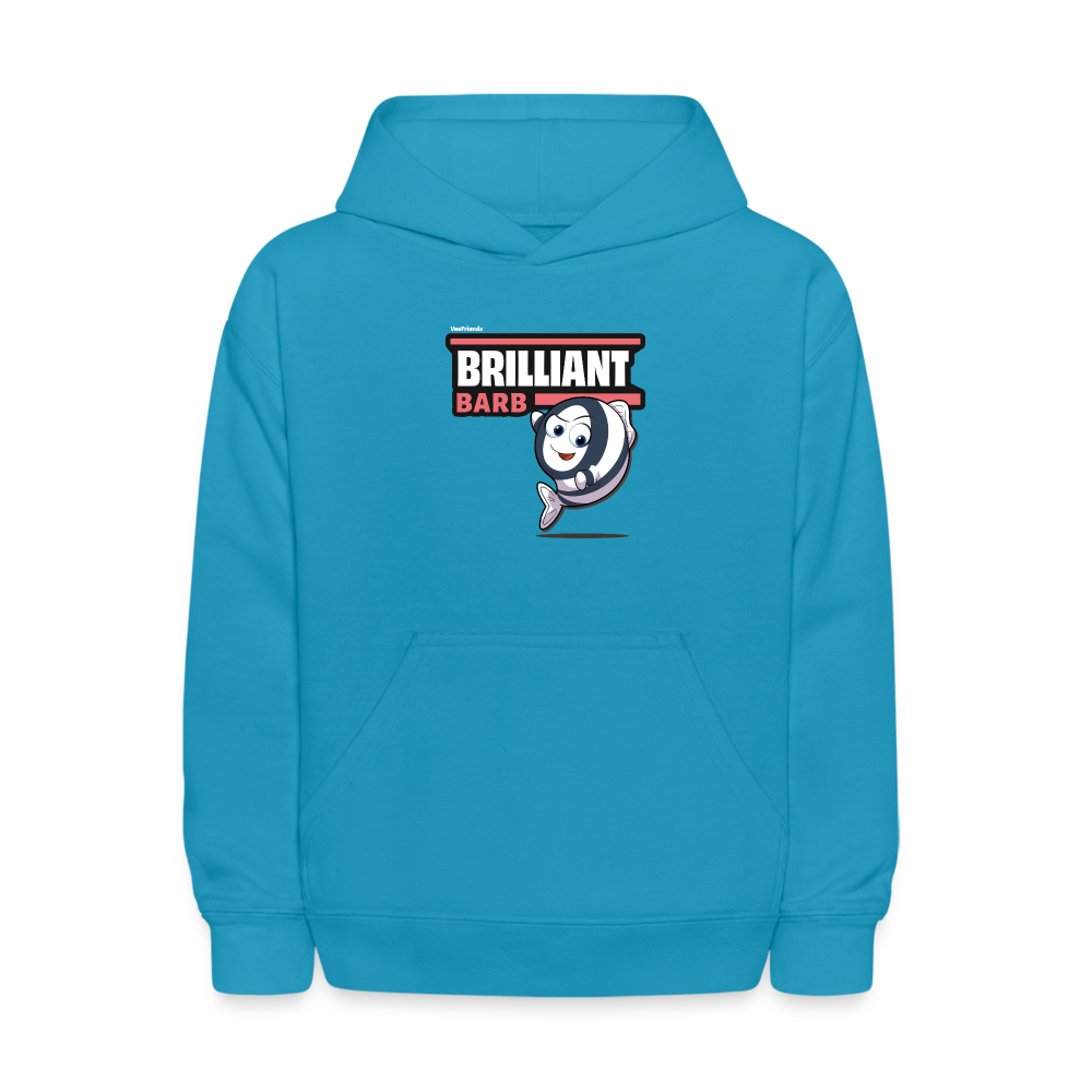 
            
                Load image into Gallery viewer, Brilliant Barb Character Comfort Kids Hoodie - turquoise
            
        