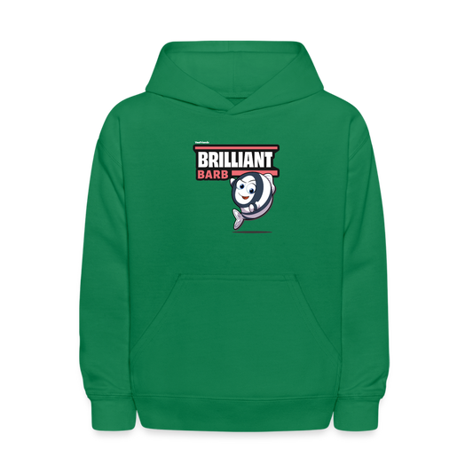 Brilliant Barb Character Comfort Kids Hoodie - kelly green