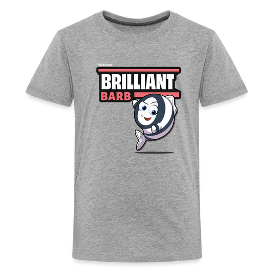 Brilliant Barb Character Comfort Kids Tee - heather gray