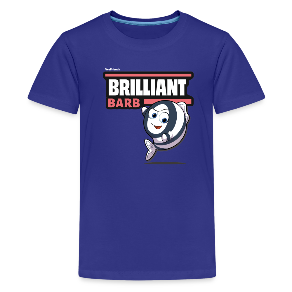 Brilliant Barb Character Comfort Kids Tee - royal blue