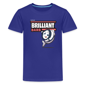 Brilliant Barb Character Comfort Kids Tee - royal blue