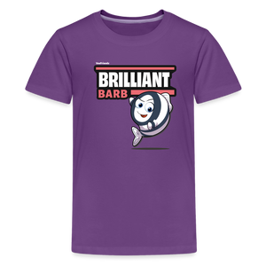 Brilliant Barb Character Comfort Kids Tee - purple