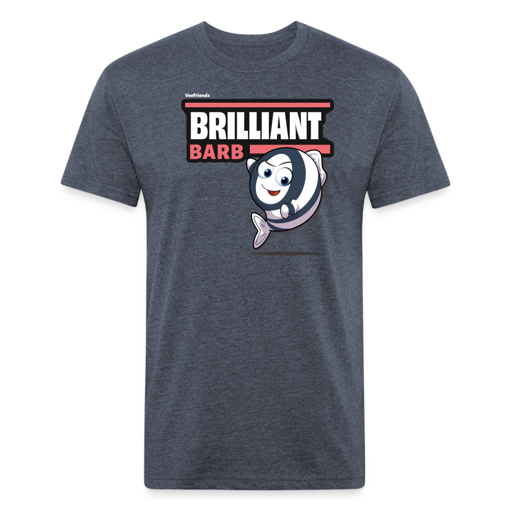 Brilliant Barb Character Comfort Adult Tee - heather navy