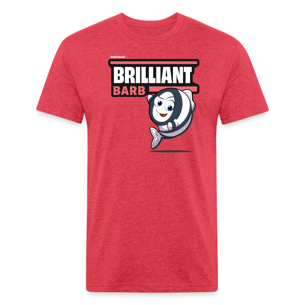 Brilliant Barb Character Comfort Adult Tee - heather red