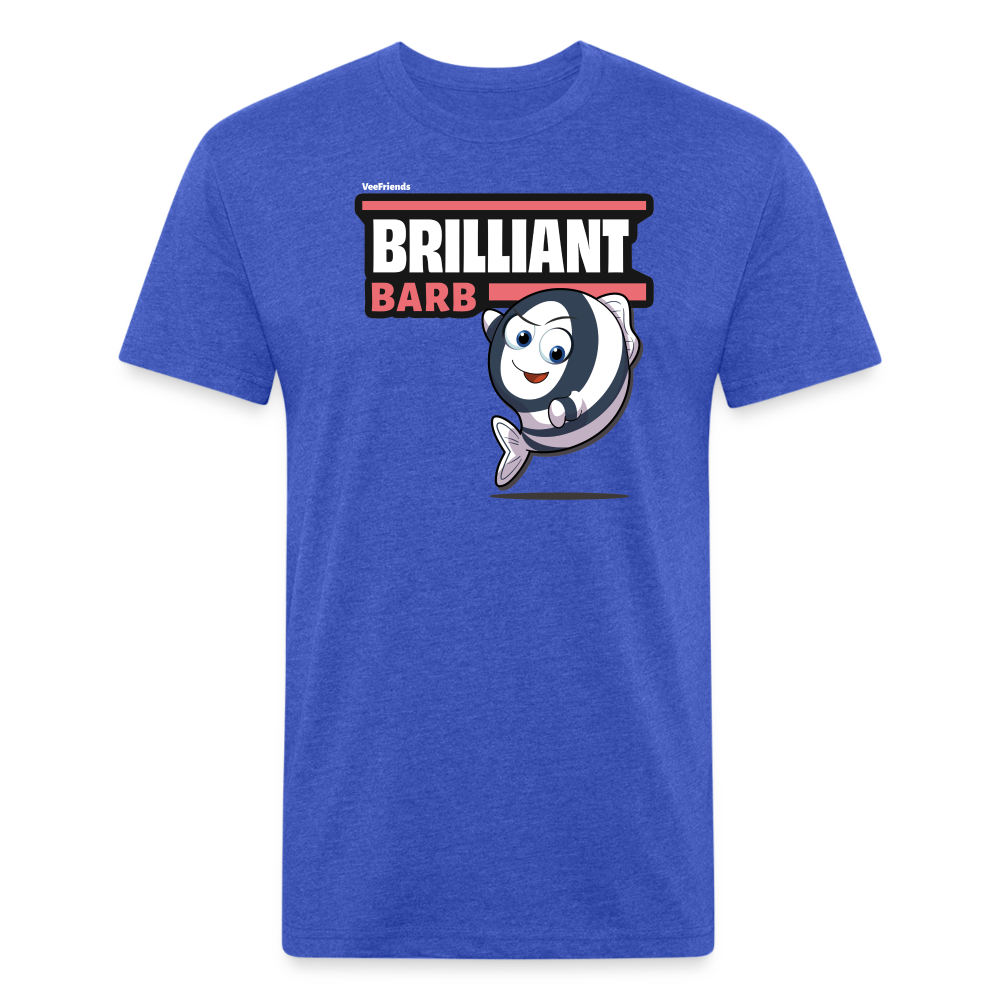 Brilliant Barb Character Comfort Adult Tee - heather royal