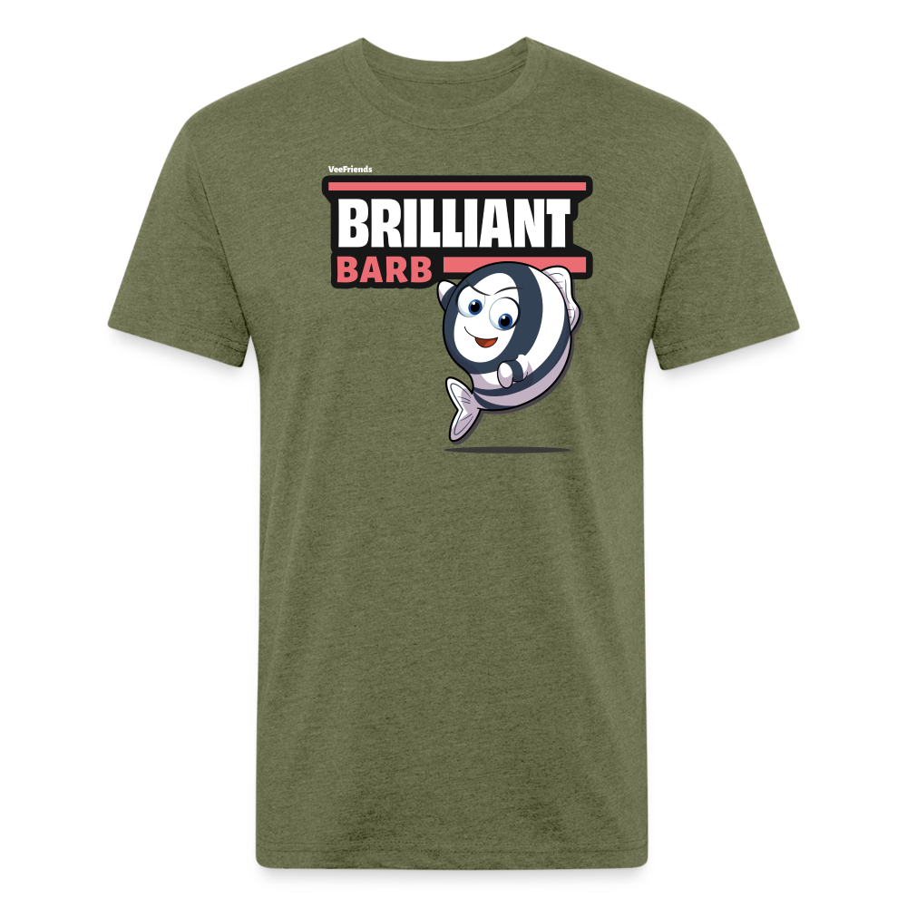 Brilliant Barb Character Comfort Adult Tee - heather military green