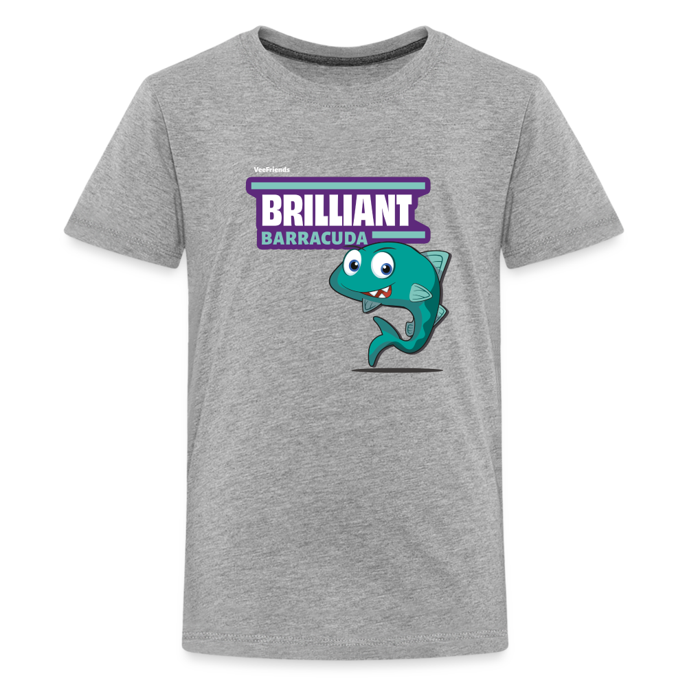 Brilliant Barracuda Character Comfort Kids Tee - heather gray