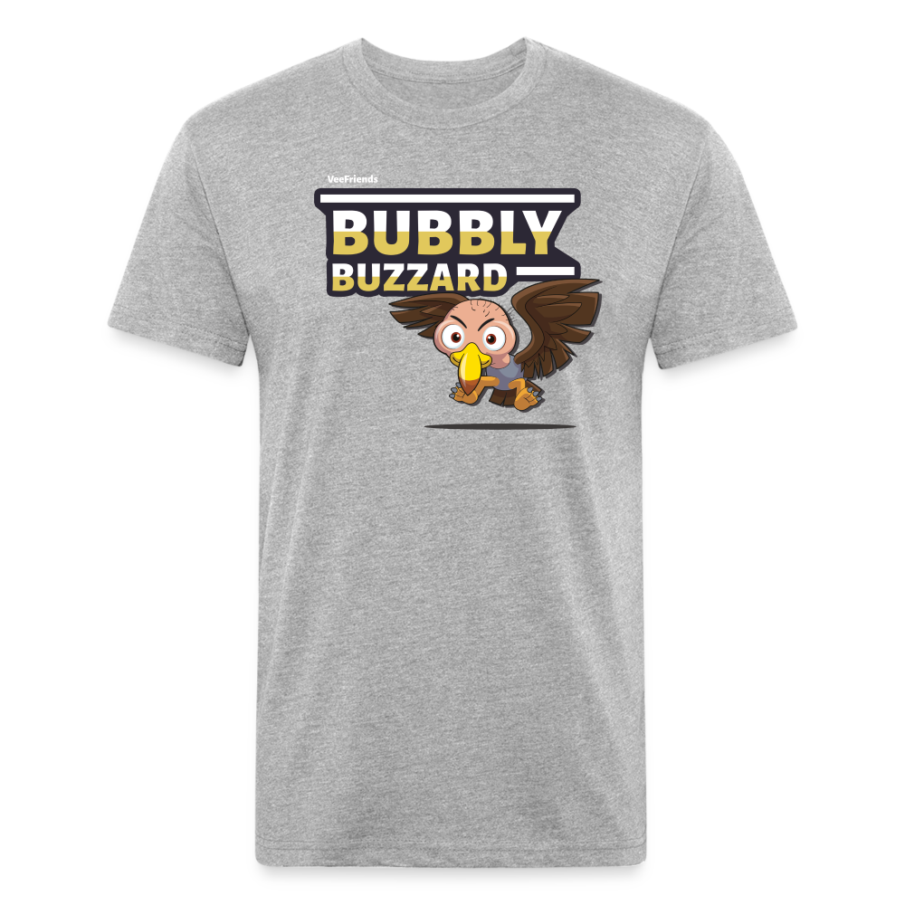 Bubbly Buzzard Character Comfort Adult Tee - heather gray