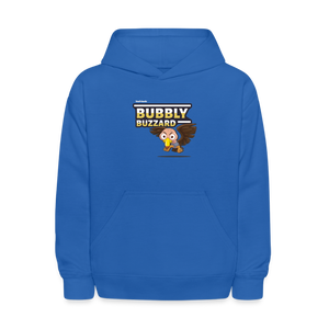 
            
                Load image into Gallery viewer, Bubbly Buzzard Character Comfort Kids Hoodie - royal blue
            
        