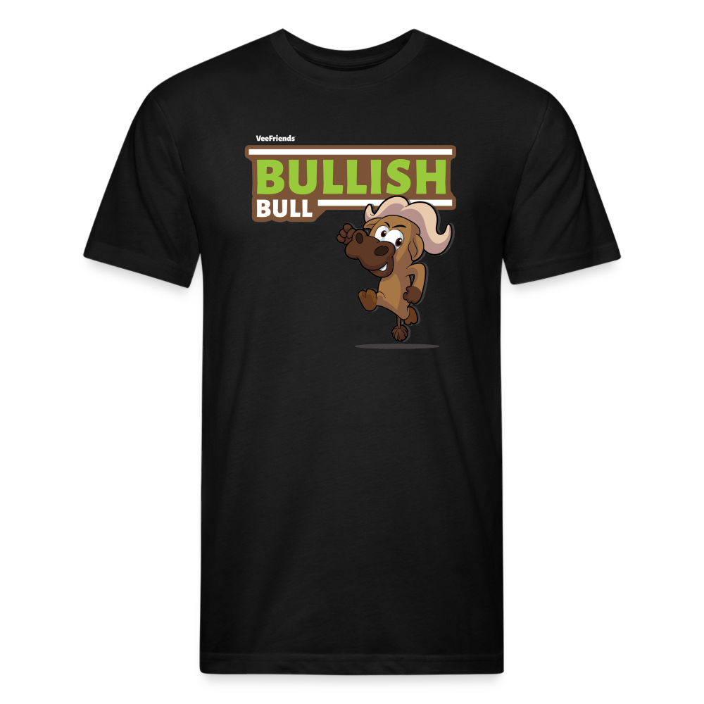 Bullish Bull Character Comfort Adult Tee - black