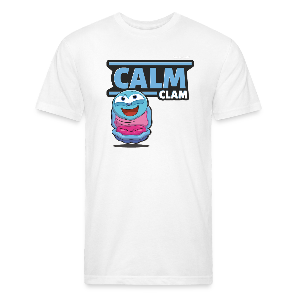 Calm Clam Character Comfort Adult Tee - white