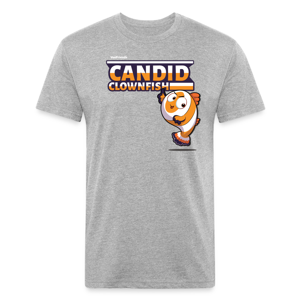 Candid Clownfish Character Comfort Adult Tee - heather gray