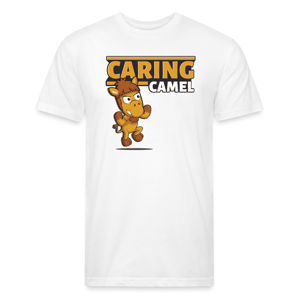 Caring Camel Character Comfort Adult Tee - white