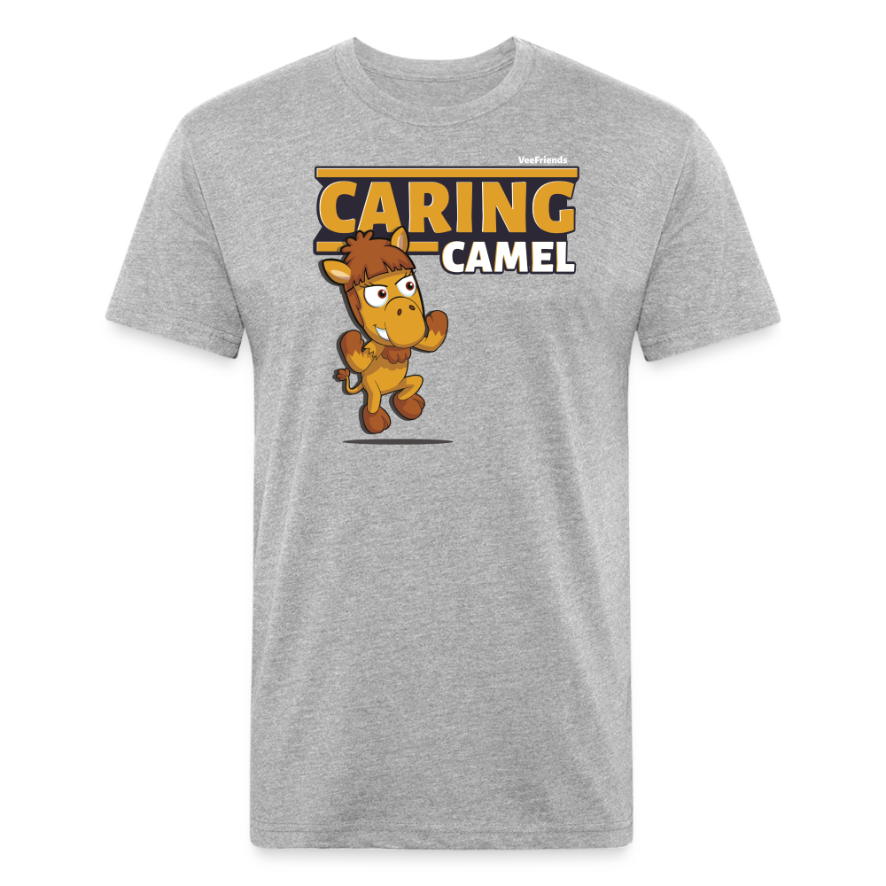 Caring Camel Character Comfort Adult Tee - heather gray