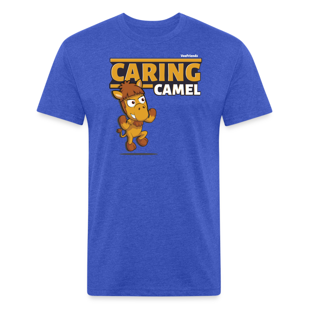 Caring Camel Character Comfort Adult Tee - heather royal