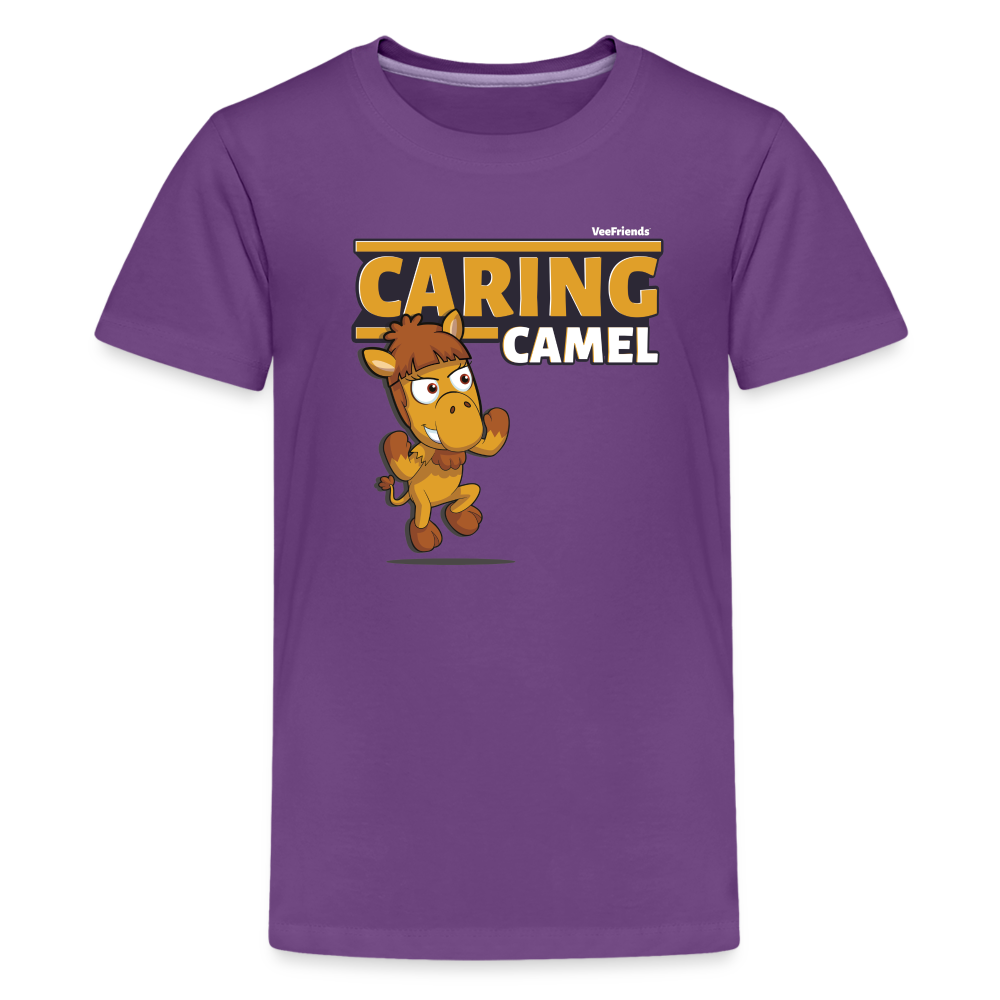 
            
                Load image into Gallery viewer, Caring Camel Character Comfort Kids Tee - purple
            
        