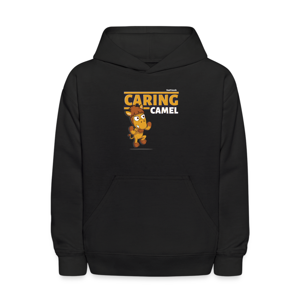 Caring Camel Character Comfort Kids Hoodie - black