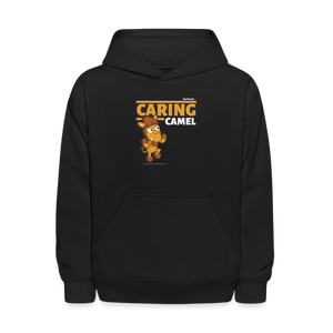 Caring Camel Character Comfort Kids Hoodie - black