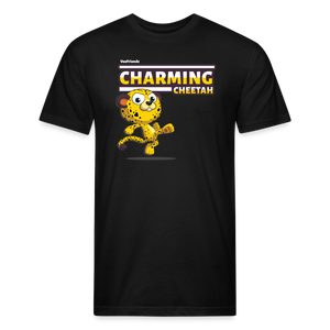 
            
                Load image into Gallery viewer, Charming Cheetah Character Comfort Adult Tee - black
            
        