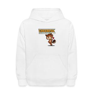 
            
                Load image into Gallery viewer, Cheerful Chipmunk Character Comfort Kids Hoodie - white
            
        