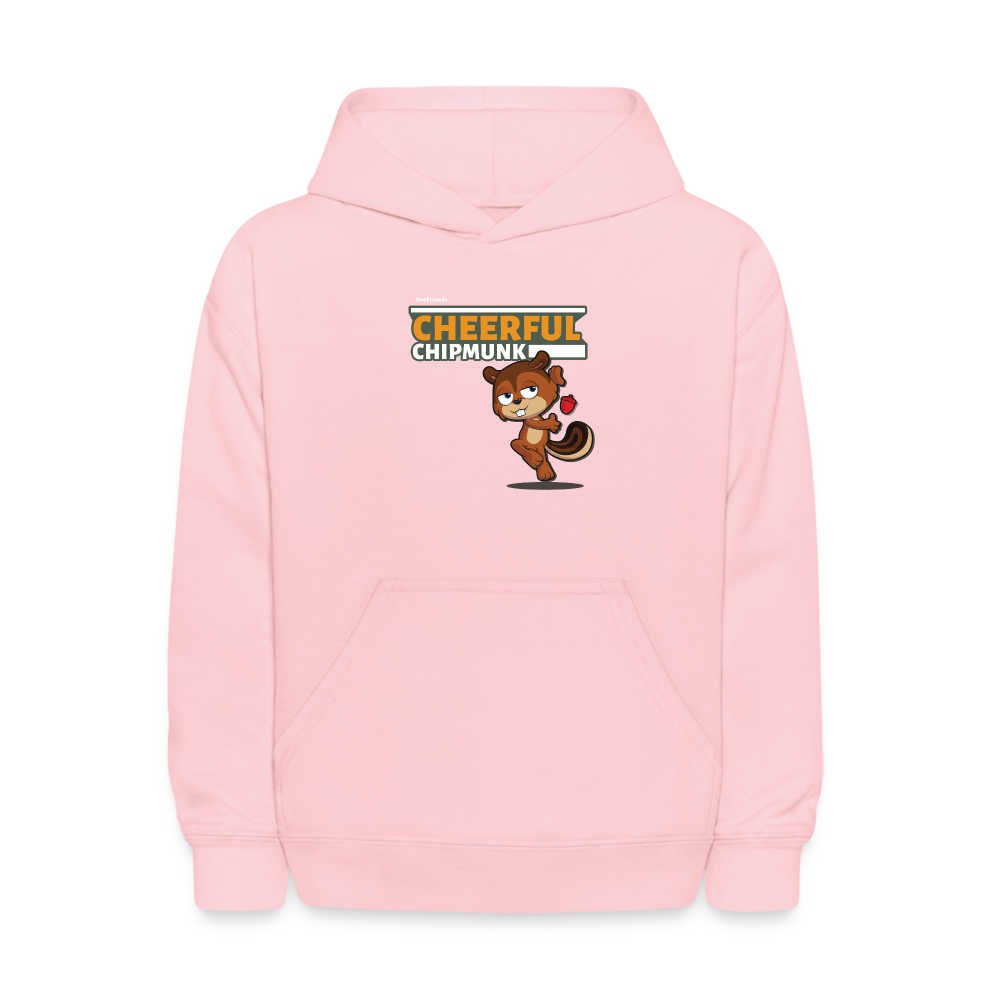 
            
                Load image into Gallery viewer, Cheerful Chipmunk Character Comfort Kids Hoodie - pink
            
        