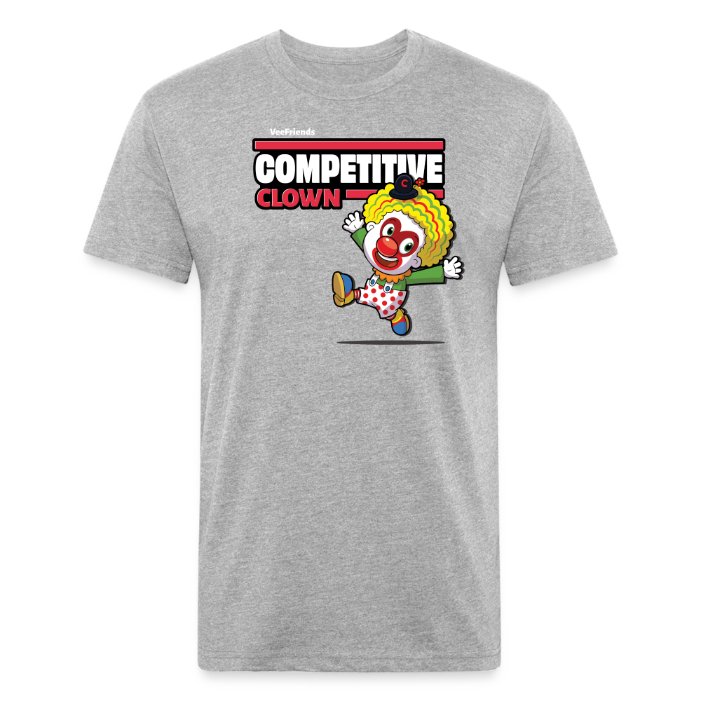 Competitive Clown Character Comfort Adult Tee - heather gray