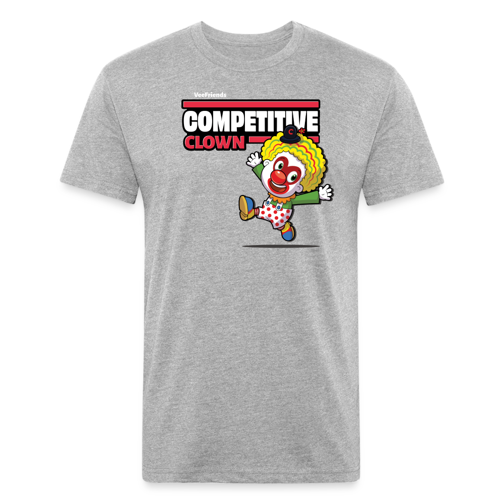 
            
                Load image into Gallery viewer, Competitive Clown Character Comfort Adult Tee - heather gray
            
        