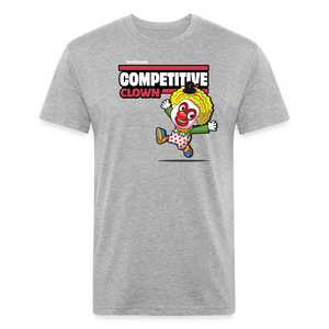 Competitive Clown Character Comfort Adult Tee - heather gray