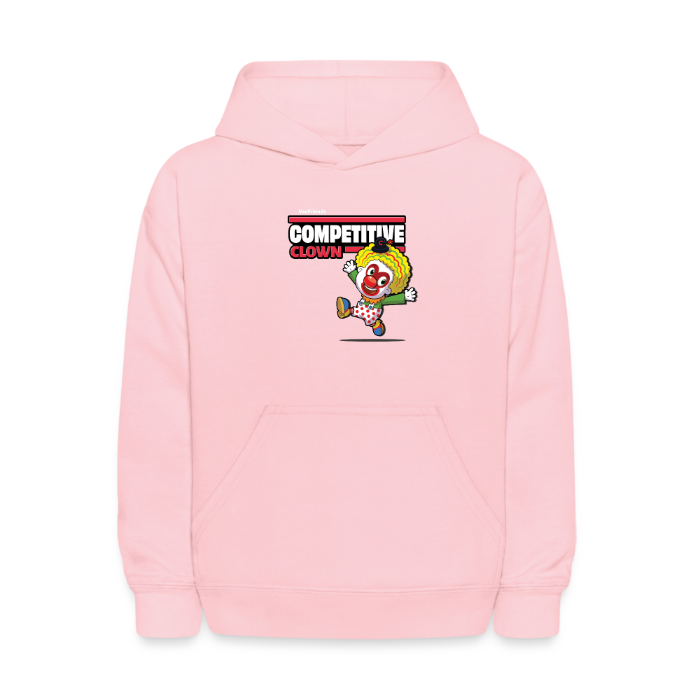 Competitive Clown Character Comfort Kids Hoodie - pink