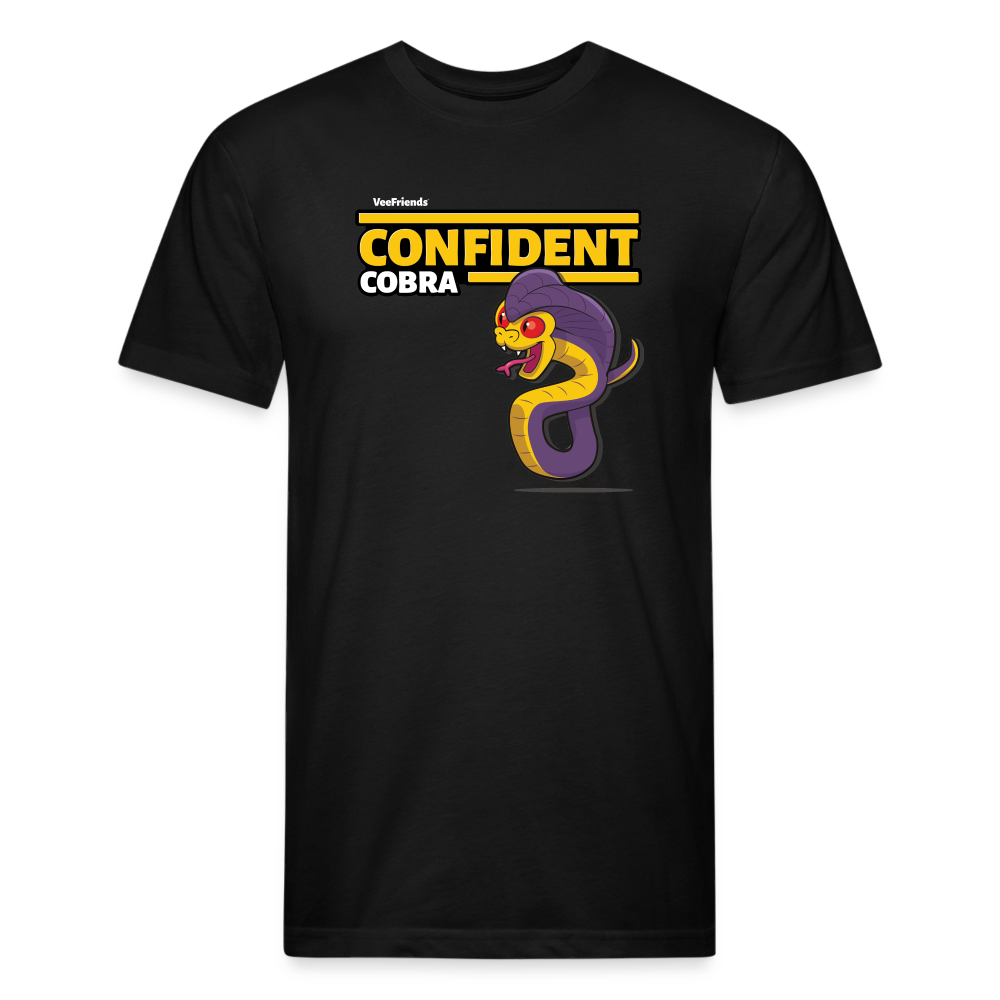 Confident Cobra Character Comfort Adult Tee - black
