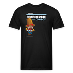 Considerate Cowboy Character Comfort Adult Tee - black
