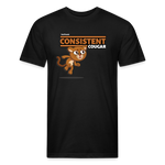 Consistent Cougar Character Comfort Adult Tee - black