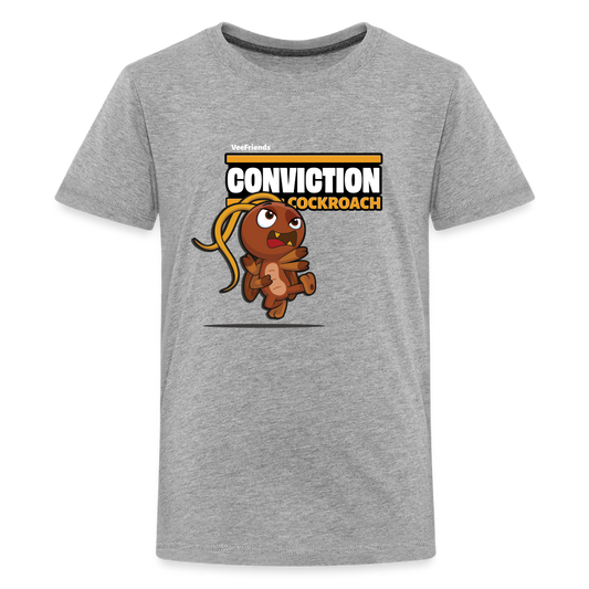 Conviction Cockroach Character Comfort Kids Tee - heather gray