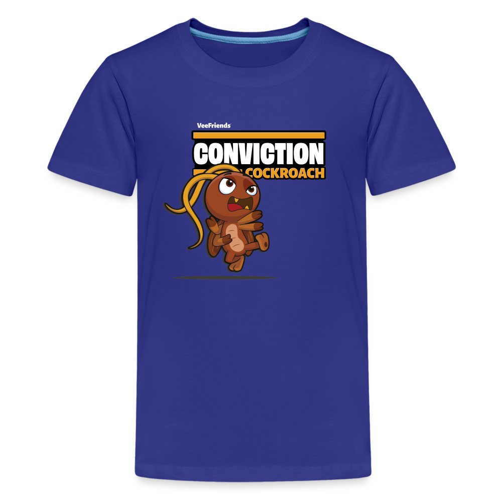 Conviction Cockroach Character Comfort Kids Tee - royal blue