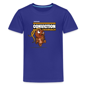 Conviction Cockroach Character Comfort Kids Tee - royal blue