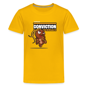 Conviction Cockroach Character Comfort Kids Tee - sun yellow