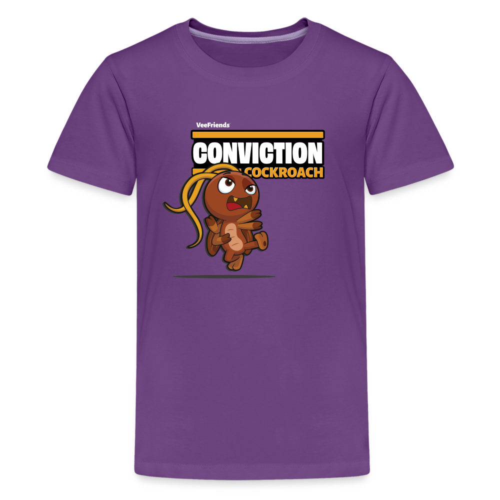 Conviction Cockroach Character Comfort Kids Tee - purple