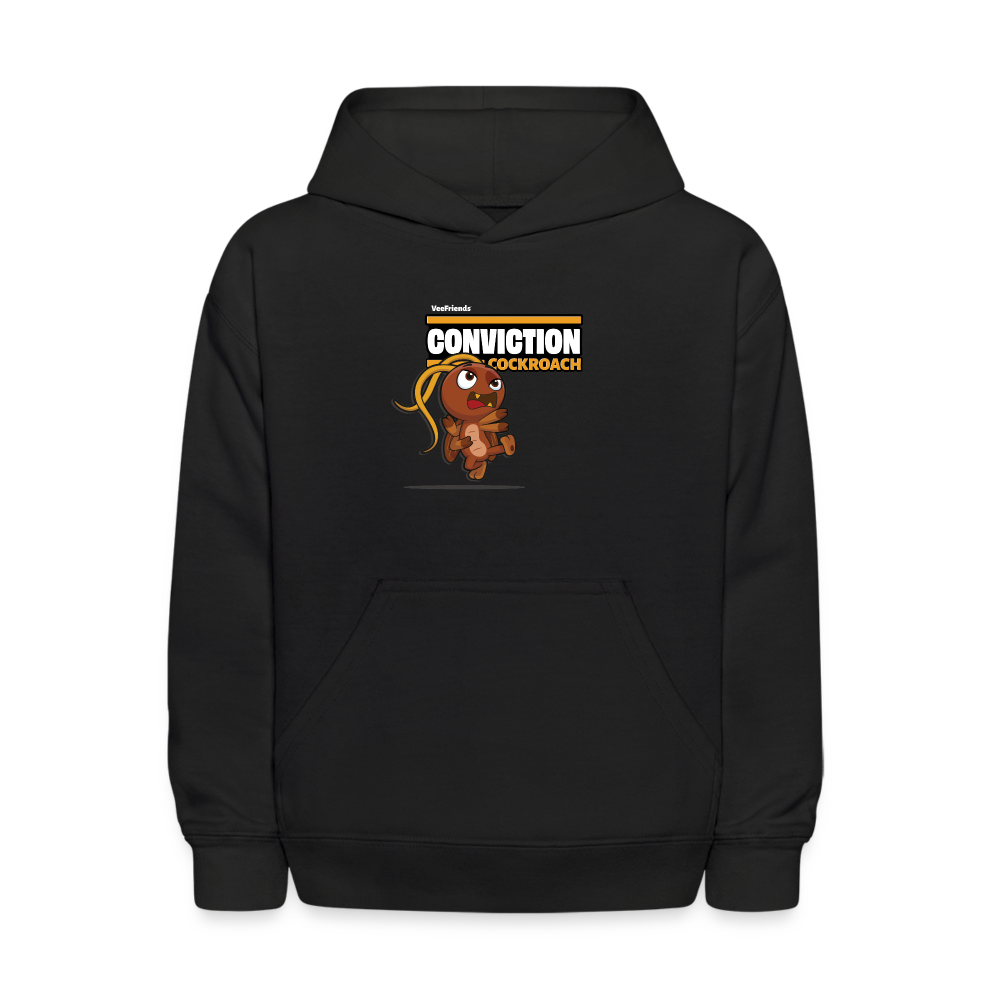 Conviction Cockroach Character Comfort Kids Hoodie - black