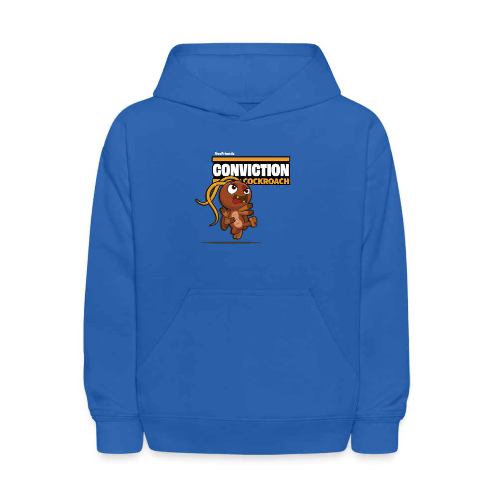 Conviction Cockroach Character Comfort Kids Hoodie - royal blue