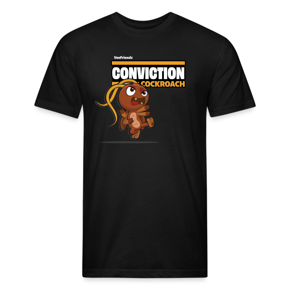 Conviction Cockroach Character Comfort Adult Tee - black