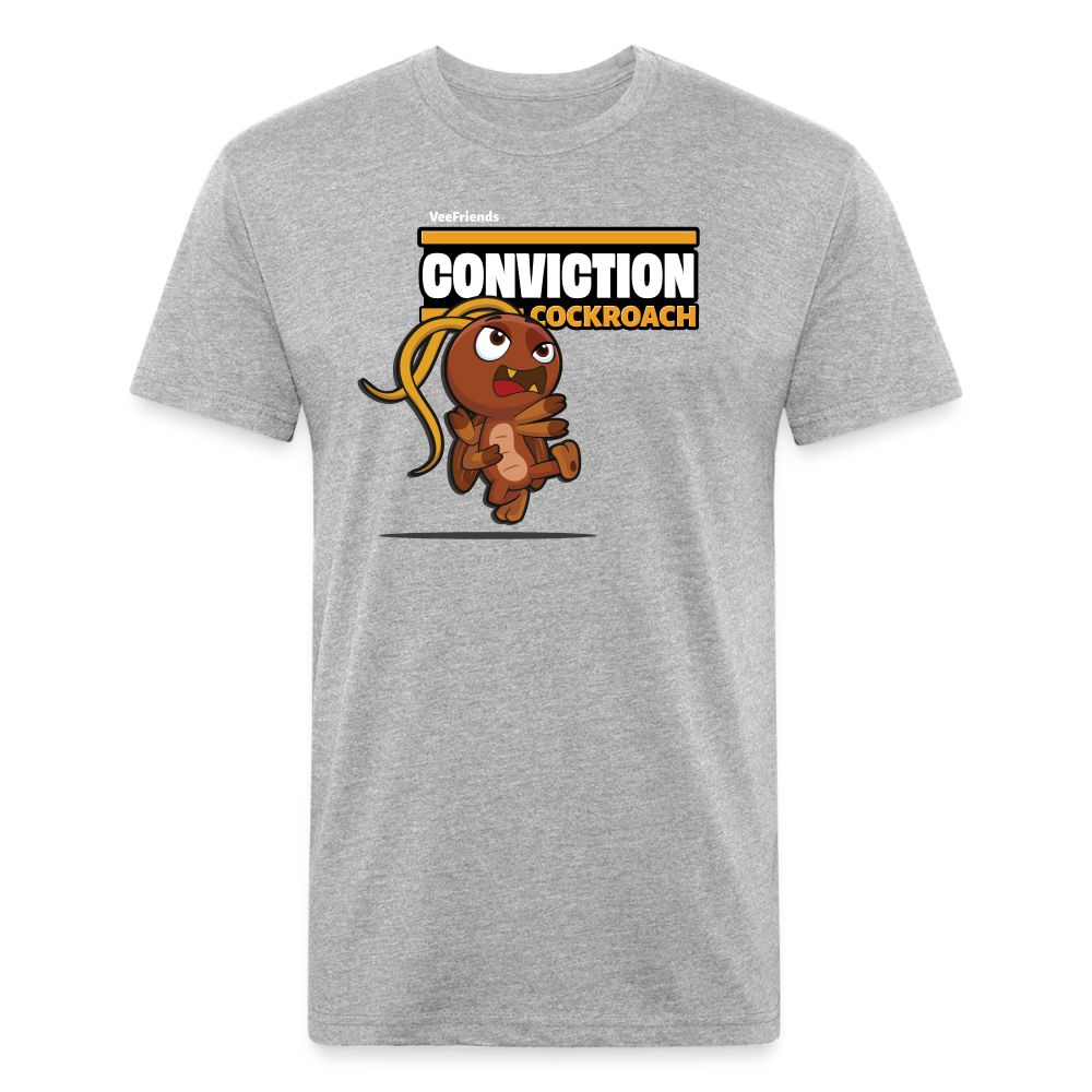 Conviction Cockroach Character Comfort Adult Tee - heather gray