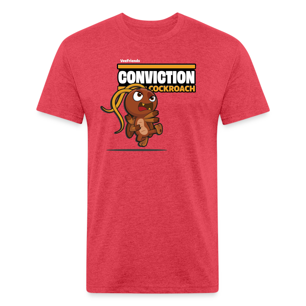 Conviction Cockroach Character Comfort Adult Tee - heather red