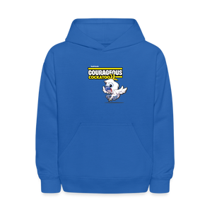 
            
                Load image into Gallery viewer, Courageous Cockatoo Character Comfort Kids Hoodie - royal blue
            
        