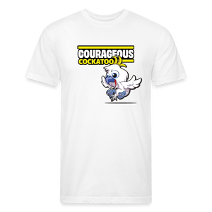 Courageous Cockatoo Character Comfort Adult Tee - white