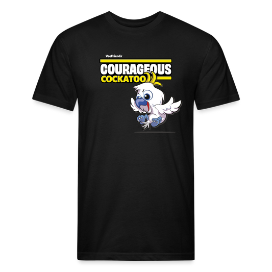 Courageous Cockatoo Character Comfort Adult Tee - black