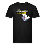 Courageous Cockatoo Character Comfort Adult Tee - black