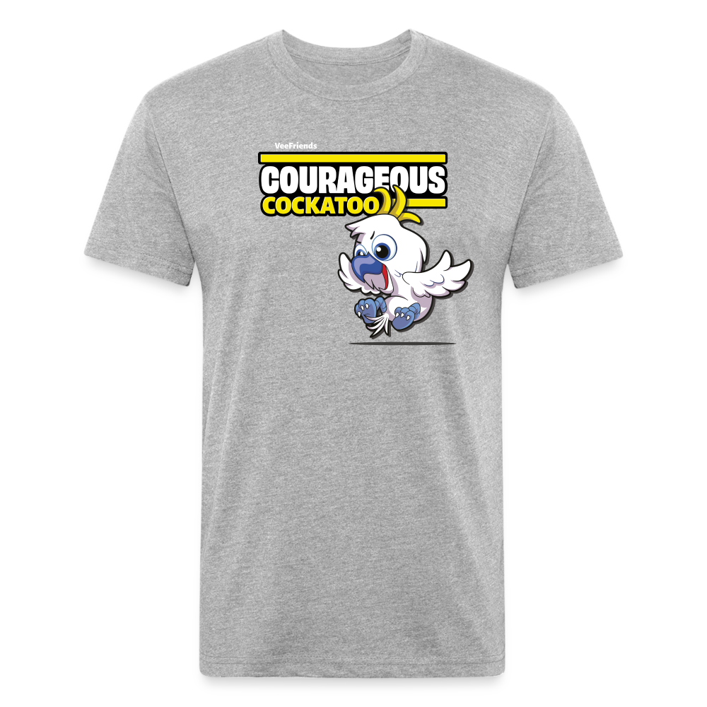 Courageous Cockatoo Character Comfort Adult Tee - heather gray