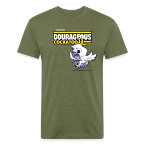Courageous Cockatoo Character Comfort Adult Tee - heather military green