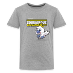 Courageous Cockatoo Character Comfort Kids Tee - heather gray