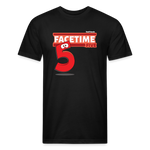 Facetime Five Character Comfort Adult Tee - black